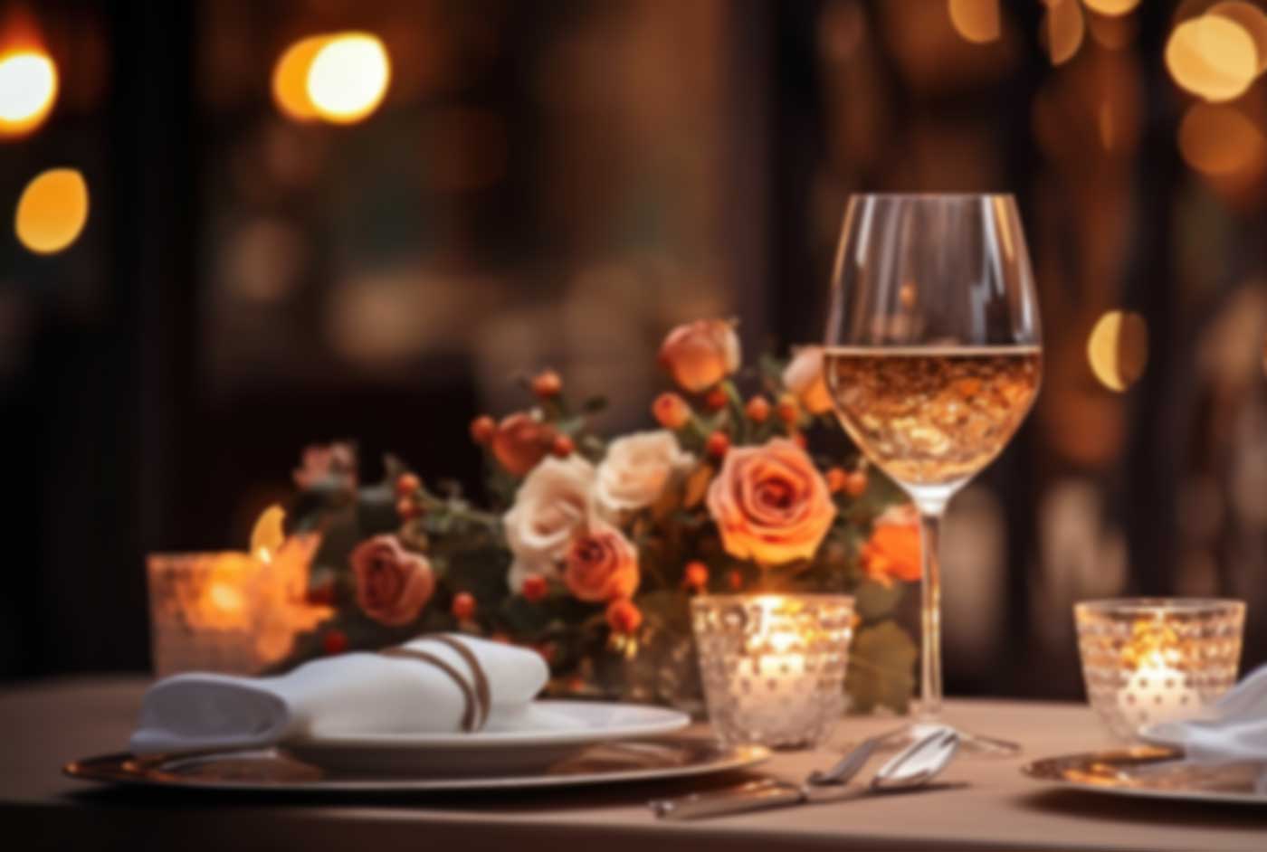 Valentines Day table setting